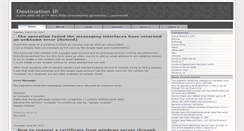 Desktop Screenshot of destinationip.com